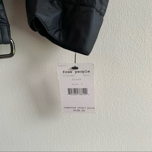 Free People Lightweight utility jacket belted windbreaker - Picture 4 of 8